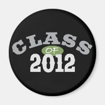 Classe du vert 2012 aimants pour réfrigérateur
