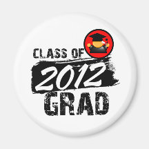 Classe fraîche du diplômé 2012 magnets