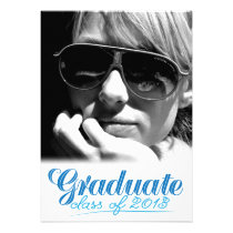 Classe licenciée de l'invitation 2013 blanc modern invitations