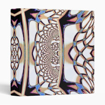 Classeur blanc beige d'art de fractale