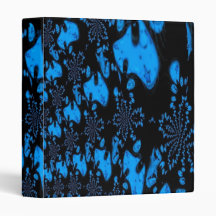 Classeur bleu-foncé d'art de fractale