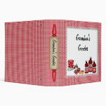Classeur Checkered rouge de cuisine