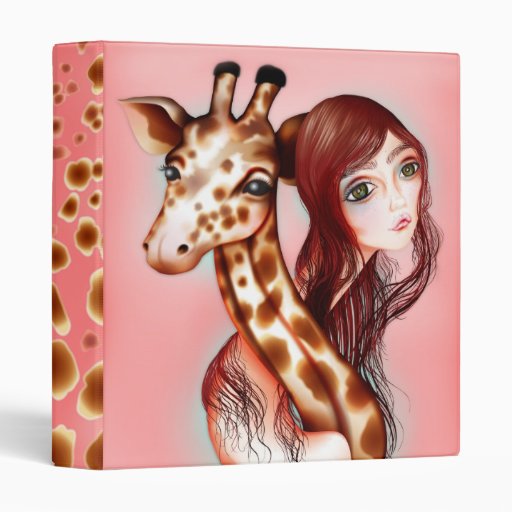Classeur "de fille de girafe"