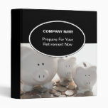 Classeur de finances de retraite classeur
