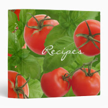 Classeur de recette de Basil de tomate
