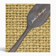 Classeur de recette personnalisé par cuillère de t
