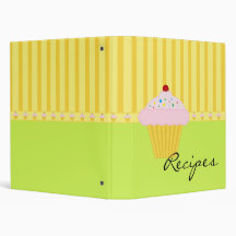 Classeur de recettes de petit gâteau