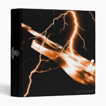 Classeur d'orange de guitare électrique