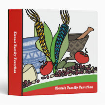 Classeur du sud-ouest mexicain de livre de cuisine