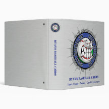 Classeur fait sur commande de carte de base-ball