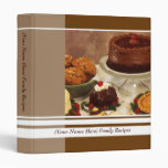 Classeur fait sur commande de nourriture de recett