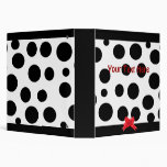 Classeur lunatique de point de polka