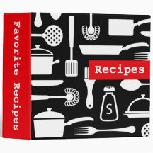 Classeur/organisateur modernes de recette de cuisi