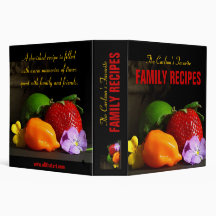 Classeur préféré personnalisé de recette de famill