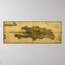 Classic 1805 Antiquarian Map of Hispaniola