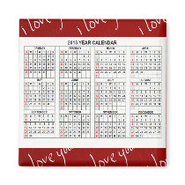 classic  2013 Calendar magnets