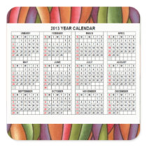 Classic  2013 Calendar stickers