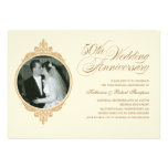 Classic 50th Anniversary Photo Invitations