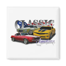 Classic American Refrigerator Magnets