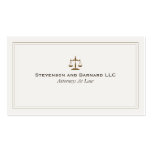 Classic Attorney Business Card