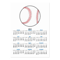classic baseball design business cards