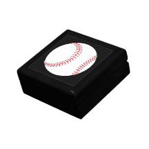 classic baseball design trinket boxes