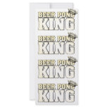 Classic Beer Pong King Full Color Rack Card