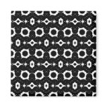 classic Black and white pattern magnet