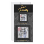 Classic Black Family Photo Cards photo cards