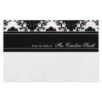 Classic Black Lace Personalized