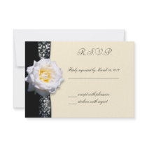 Classic Black & White Damask