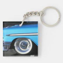 Classic Blue car Acrylic Key Chains