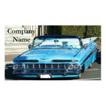 Classic Blue Car Business Cards