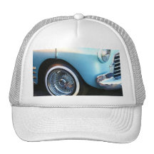 Classic Blue Car Trucker Hat