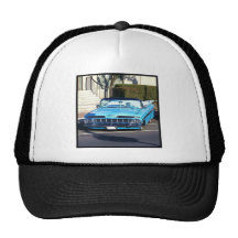 Classic Blue Car Trucker Hats