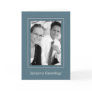 Classic Blue Holiday Template Cards