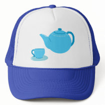 Classic Blue Teapot Hats