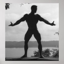 Classic Bodybuilding Pose Poster #10