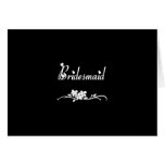 Classic Bridesmaid Greeting Cards