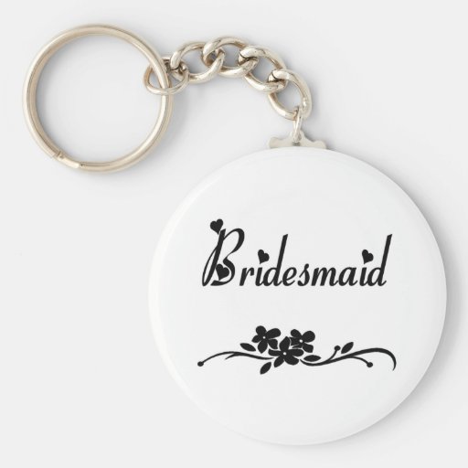 Classic Bridesmaid Key Chains