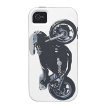 Classic Cafe Racer Motorcycle iPhone 4 Cover