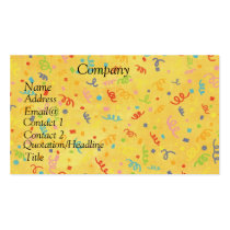 Classic Calendar 2013 business cards