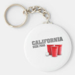 Classic California Beer Pong Key Chain
