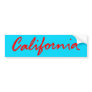 Classic California Script Logo Bumper Sticker