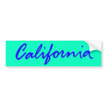 Classic California Script Logo Bumper Sticker