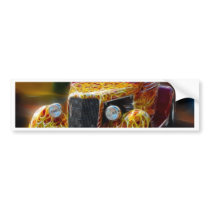Classic Car Bumper Stickers