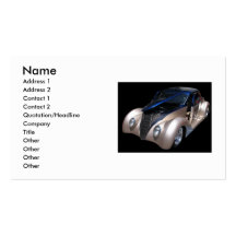 Classic Car Business Card