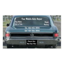 Classic Car Business Cards