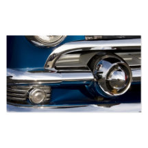 Classic Car Chrome Closeup Business Card