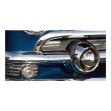 Classic Car Chrome Closeup Photo Cards